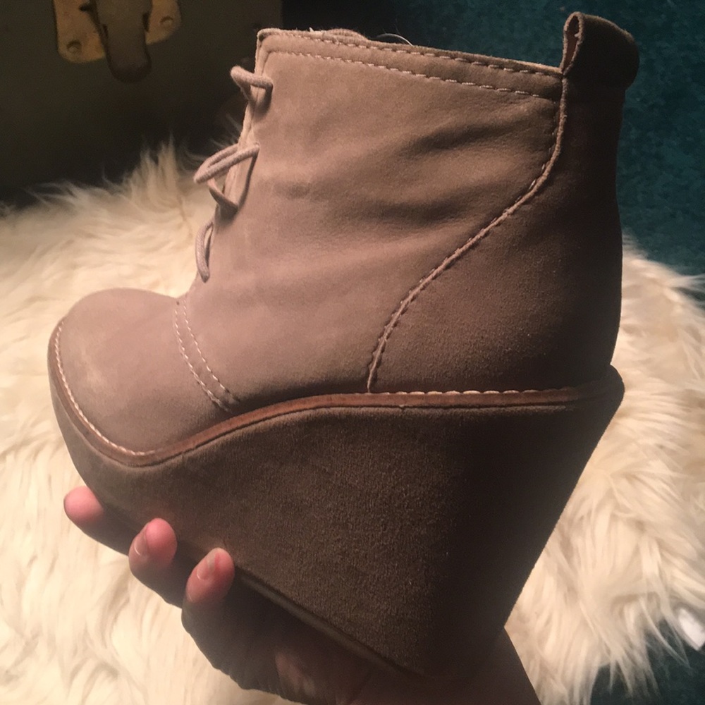 Zara Basic Boot Wedges - image 3